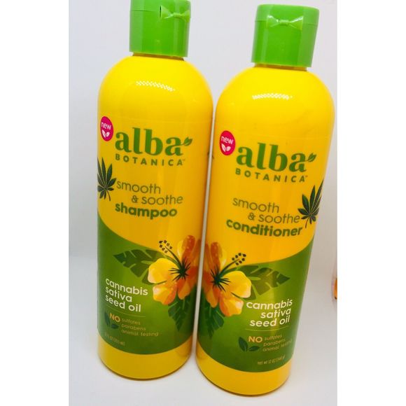 ALBA BOTANICA Smooth Soothe SHAMPOO & CONDITIONER - Picture 1 of 5